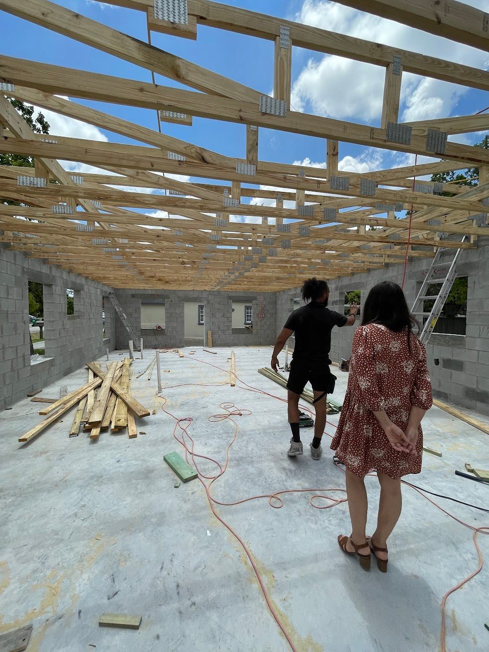 ADU framing construction in Hollywood Florida