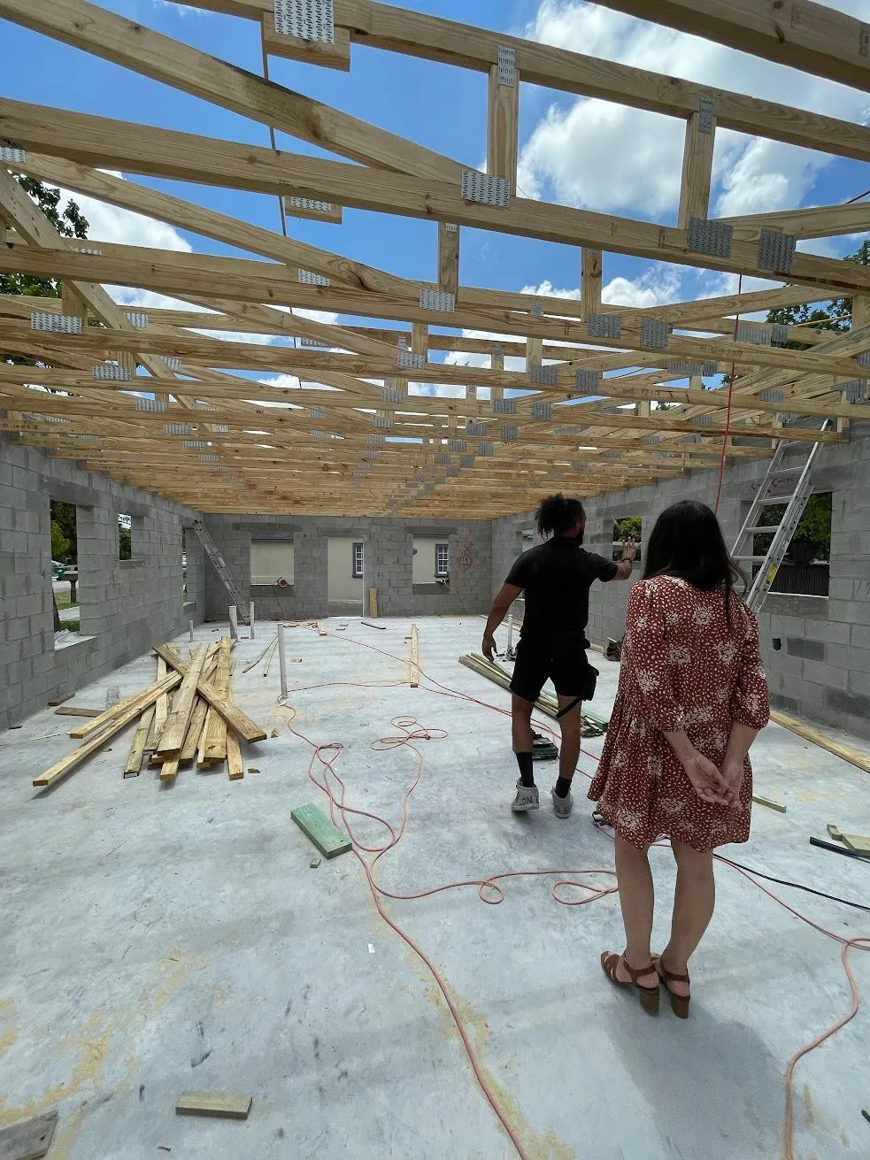 ADU framing construction in Hollywood Florida